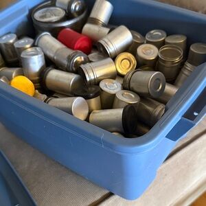 Vintage metal kodak film canisters